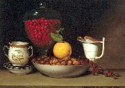 Peale, Raphaelle Still Life: Strawberries Nuts Sweden oil painting artist